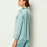 Etam balda - chemise ml in blue green