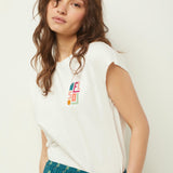 Etam belamy - t-shirt mc in ecru