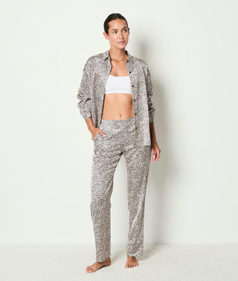 Etam beo - pantalon in blue/green print