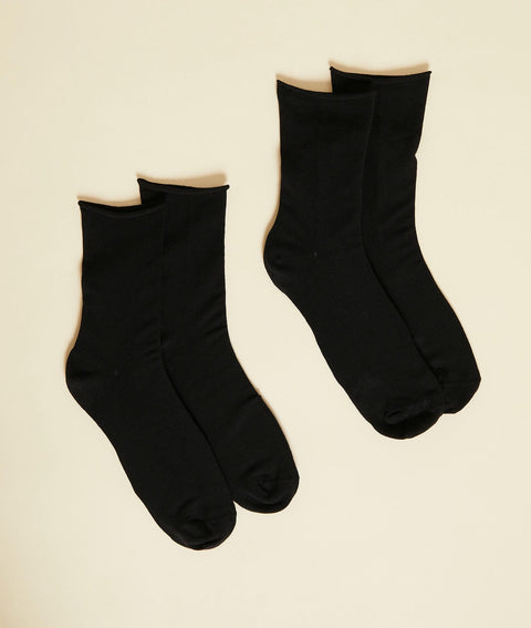 Etam coton midi 2pp - chaussettes in black
