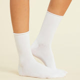 Etam coton midi 2pp - chaussettes in ecru