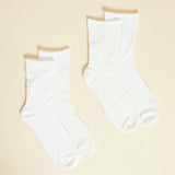 Etam coton midi 2pp - chaussettes in ecru