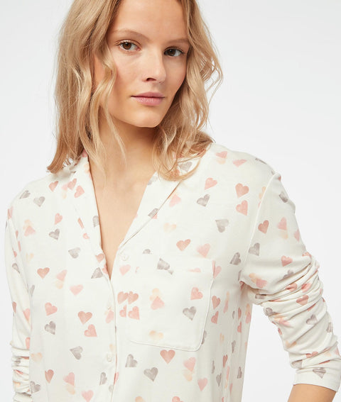 Etam declany - chemise in ecru