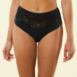 Etam flexi lace - culotte midi in noir