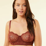 Etam flexi lace - sc balconnet in brique roux