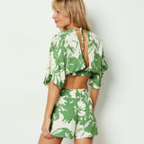 Etam jubika - short in imp bleu vert,,,