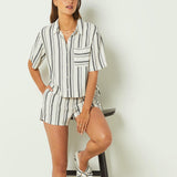 Etam kaitlin - chemise in imp fd blanc
