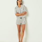 Etam kaitlin - chemise in imp fd blanc