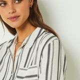 Etam kaitlin - chemise in imp fd blanc