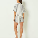 Etam kaitlin - chemise in imp fd blanc