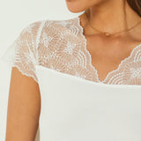 Etam liddy lace - nuisette in ecru