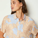 Etam magnolia - chemise in imp fd mauve,