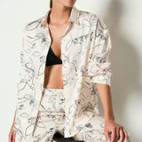 Etam maime - chemise ml in dune
