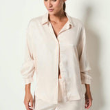 Etam tiger jacquard - chemise ml in linen