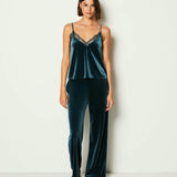 Etam vevy - pantalon in vert