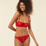 Etam parure - n 9 balconnet in rouge