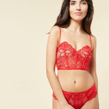 Etam parure - sa bustier in rouge