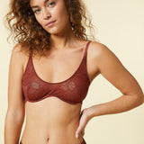Etam flexi lace - sc classique in brique roux