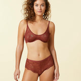 Etam flexi lace - sc classique in brique roux