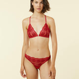 Etam ombrelle - sa triangle in rouge