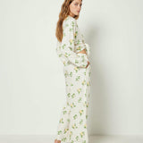 Etam citron - pantalon 7-8 in ecru