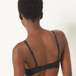 Etam idole n6 triangle bra in black