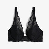 Etam idole n6 triangle bra in black