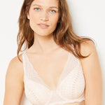 Etam idole n6 triangle bra in powder pink