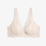 Etam idole n6 triangle bra in powder pink