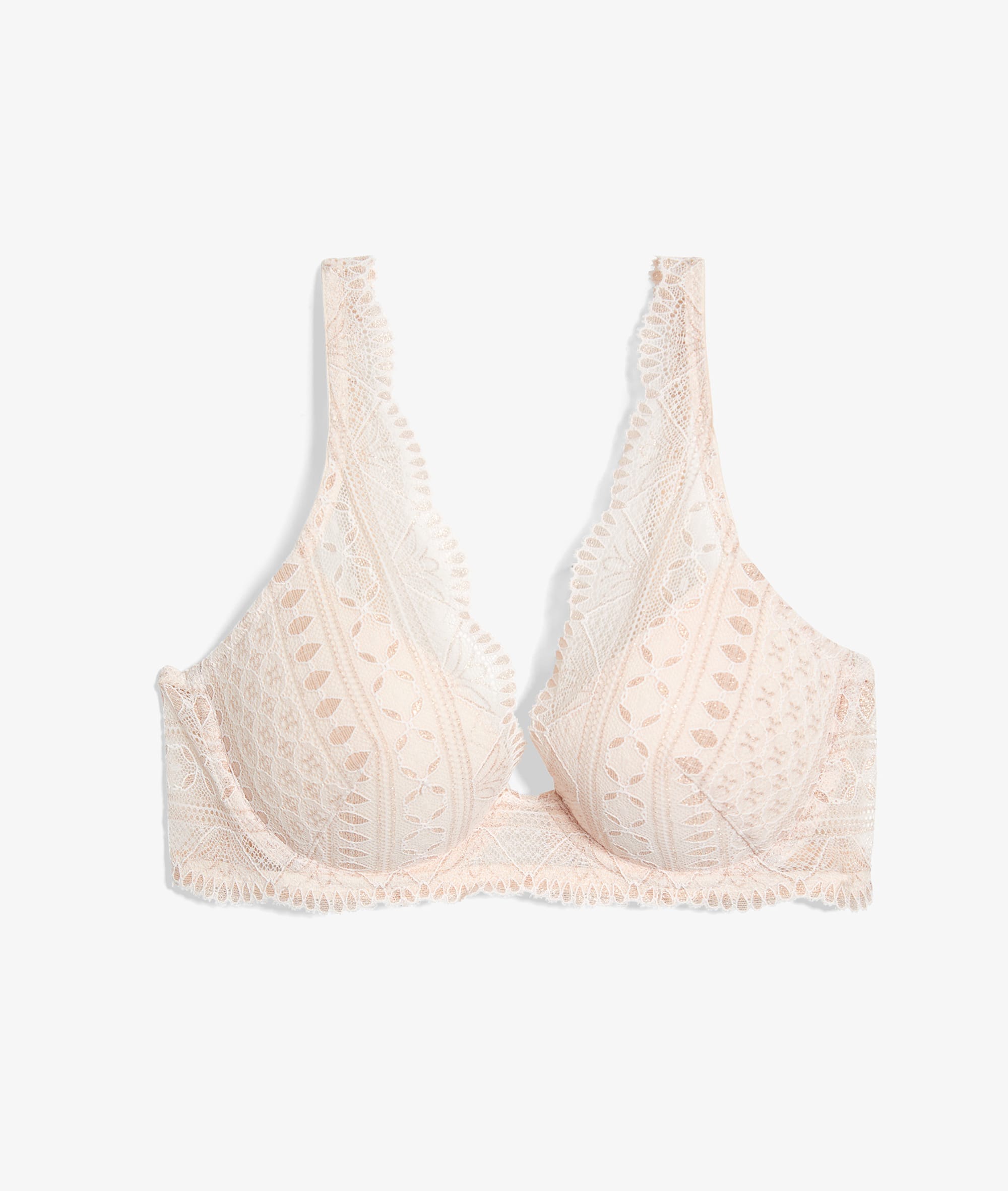 Etam idole n6 triangle bra in powder pink