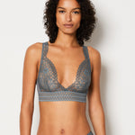 Etam dream n8 triangle bra in anthracite