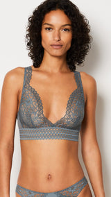 Etam dream n8 triangle bra in anthracite