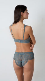 Etam dream n8 triangle bra in anthracite