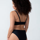 Etam pure fit cf bandeau d bra in black