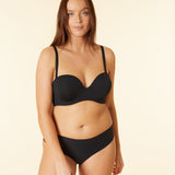 Etam pure fit cf bandeau d bra in black