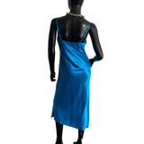 Primark silk dress in blue