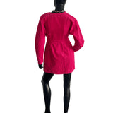 Primark corduroy dress in hot pink