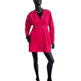 Primark corduroy dress in hot pink