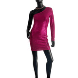 Primark sequin dress in pink