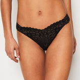Etam dream tanga in black