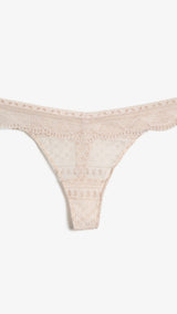 Etam idole string in powder pink