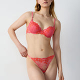 Etam somptueuse tanga in coral