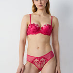 Etam fragrance push balconnet bra in fuchsia