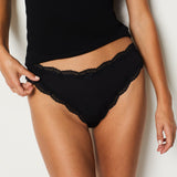 Etam jim micro 3 tangas in black