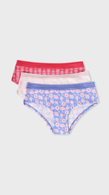 Etam jackie lace 3 shorties 0425 in candy pink