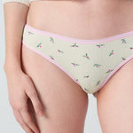 Etam johnnie 3 slips in pale yellow