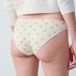 Etam johnnie 3 slips in pale yellow