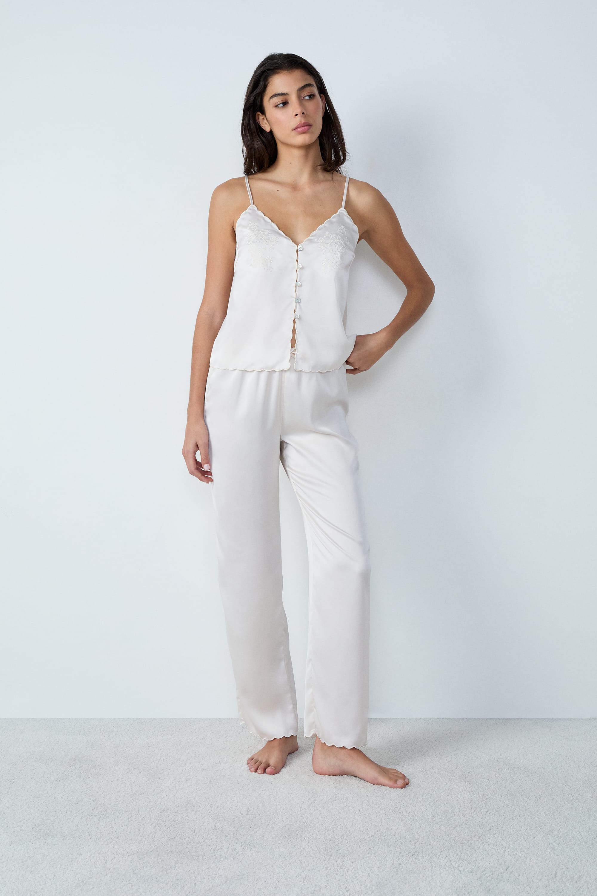 Etam rowan pantalon in ecru
