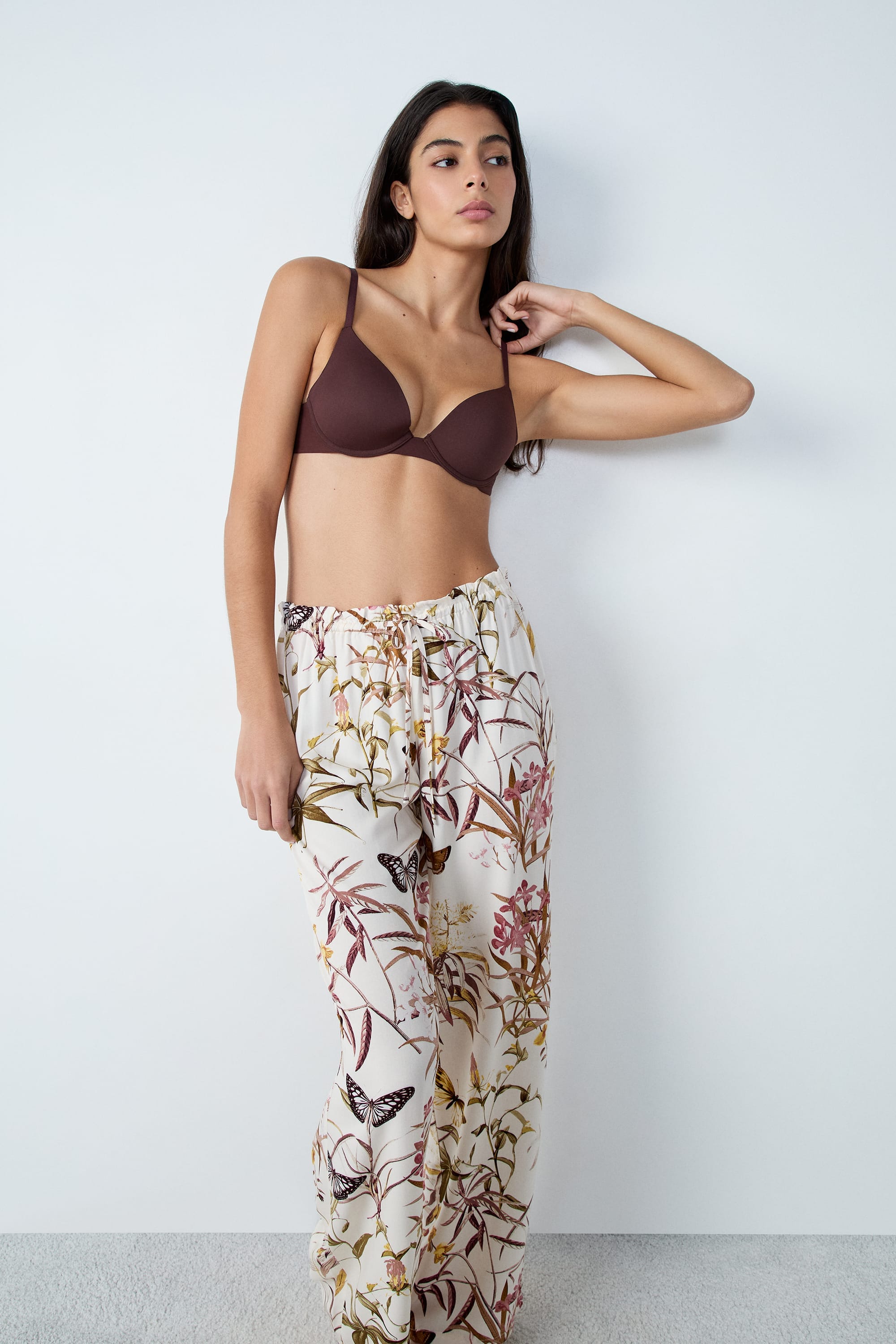 Etam paco pantalon in pink print
