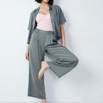 Etam rhett pantalon in green print